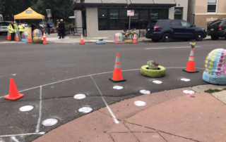 Road Coned Off for Tasty Colfax